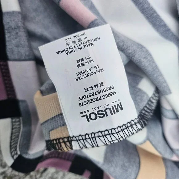 Miusol Girl Dress A Ling Knee Length Long Sleeve Size XL - Picture 11 of 11